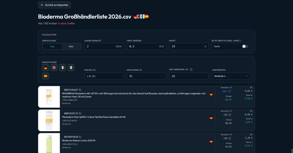 Arbitron | Amazon Arbitrage Software für Produktanalyse